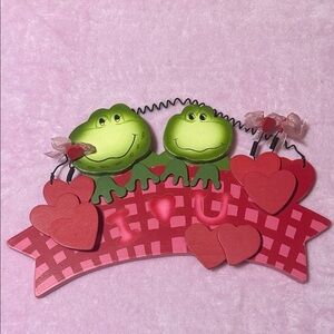 Frog | Decor sign | I love u